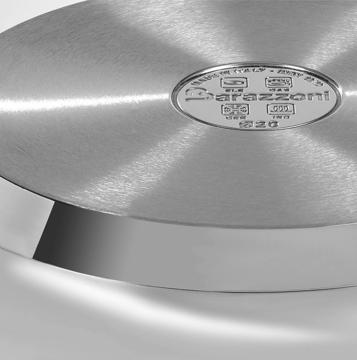 Set inox 2 pezzi - Padelle 24 cm + 28 cm