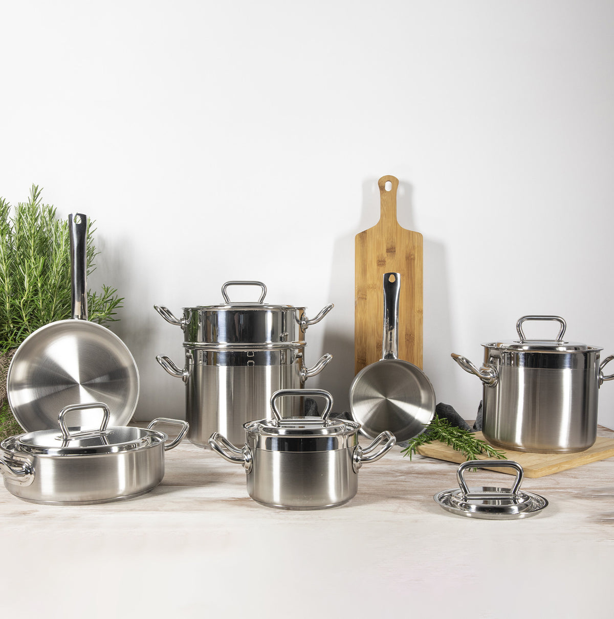 Pan with lid