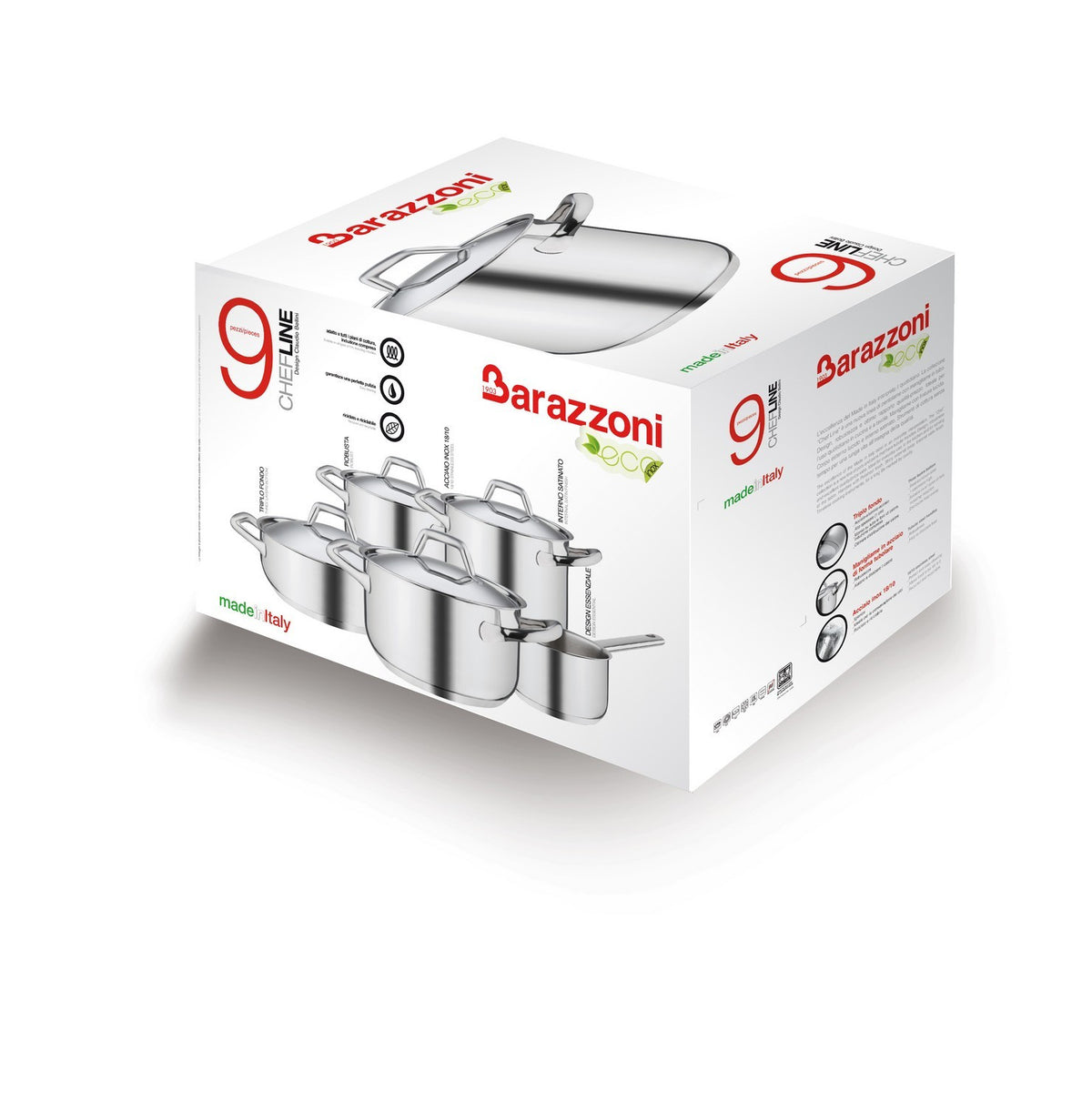 Set/Batteria 9 pezzi