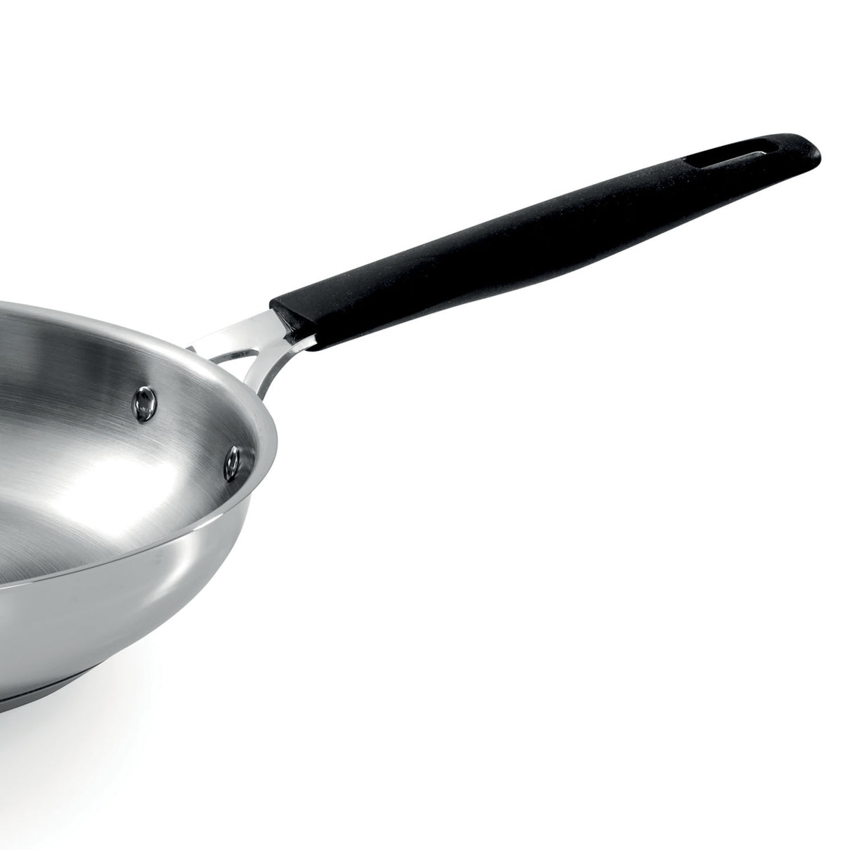 Set inox 2 pezzi - Padelle 24 cm + 28 cm