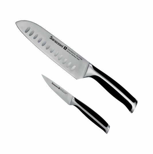 Professional - set coltello santoku+ spelucchino