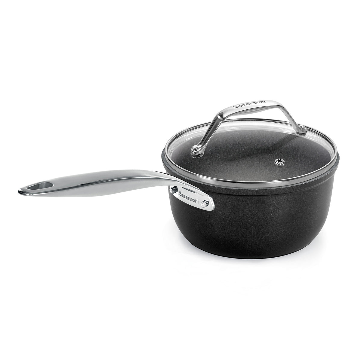 Casseruola manico lungo con coperchio