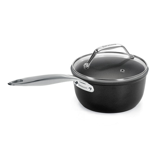Casseruola manico lungo con coperchio