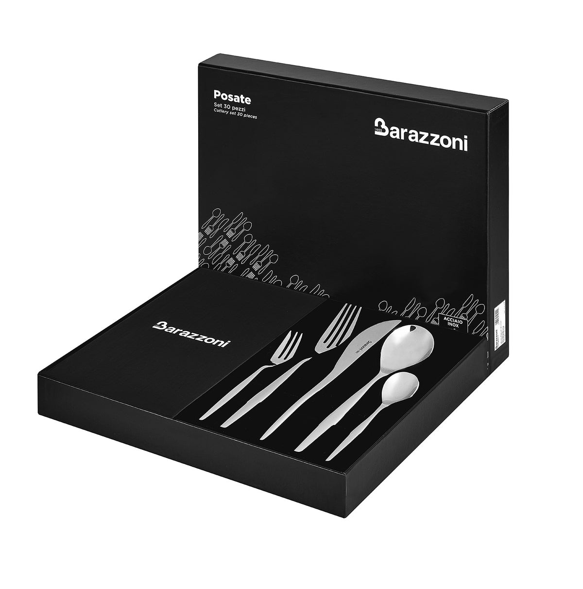 Silhouette - set posate 30 pezzi