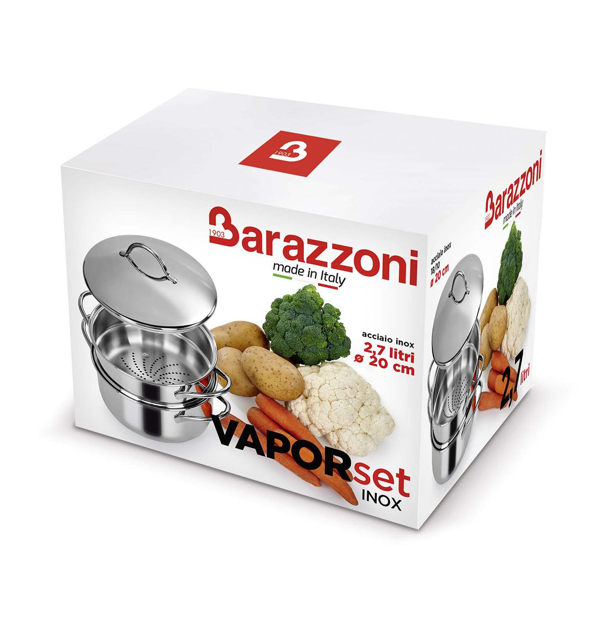 Set vapore senza fondo termodiffusore